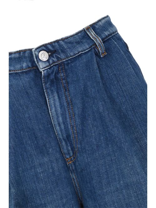 Shorts Perla in denim di misto lino, cotone e viscosa Nine in the morning | 9SS26 PRL12LL3155